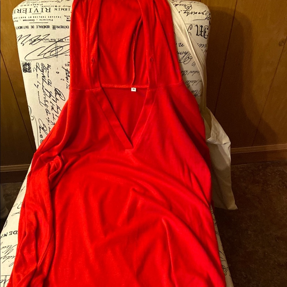 Vibrant Red Hoodie